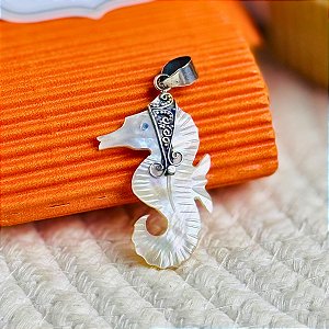 Pingente Cavalo-Marinho - Prata 925