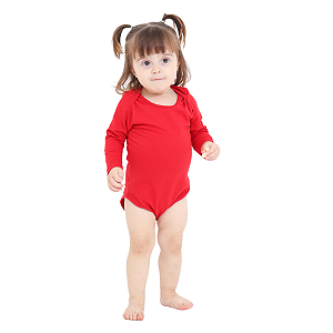 Body Infantil 100% Algodão Manga Longa