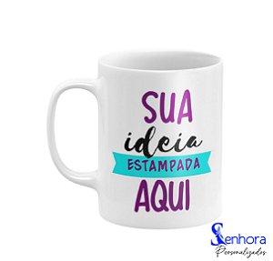 Canecas Brancas Personalizadas