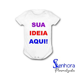 Body Infantil  100% Poliéster Personalizado