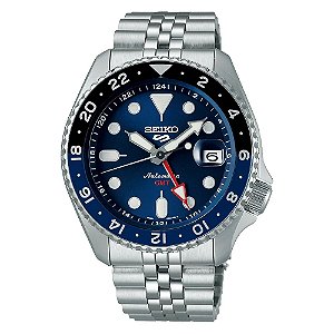 Relógio New Seiko 5 Sports GMT Automático SSK003B1 D1SX