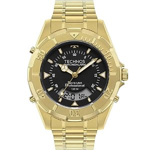 Relógio Technos Masculino Skydiver Dourado - Wt2050AF/1P