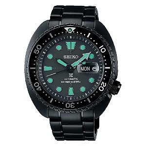 Relógio Seiko Prospex Turtle The Black Series Automático - SRPK43B1 P1PX