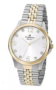 Relógio Champion Prata Dourado Feminino CN24093C
