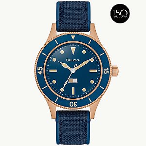 Relógio Bulova Mil Ships Bronze Automático 150Th Anniiversary Special Edition 98A325