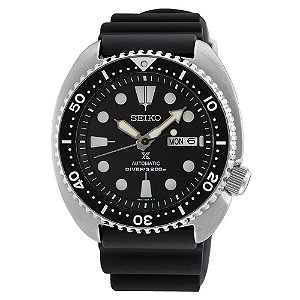 Relógio Seiko Prospex Turtle Automático Masculino - SRPE93B1 P1PX Preto