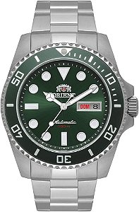 Relógio Orient Automático Submariner F49SS027NH Verde