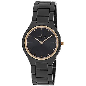 Relógio OSLO  Slim Preto OFTKKS9T0002 P1PX