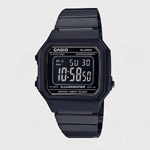 Relógio Casio Vintage Unissex Preto B650WB-1BDF