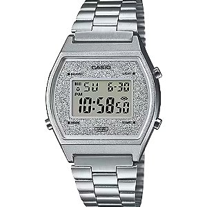 Relogio Casio Vintage Unisex Prateado B640WDG-7DF-SC