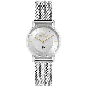 Relógio Technos Feminino Slim Prata 2025LTW/1B