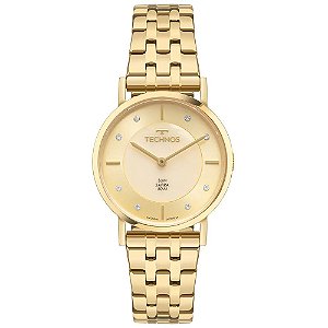 Relógio Technos Feminino Slim Dourado 2025LUB/1X