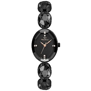 Relógio Technos Feminino Crystal Preto 2036NBR/1P