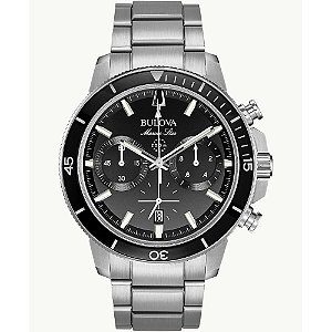 Relógio Bulova Masculino Marine Star Cronógrafo 96B272