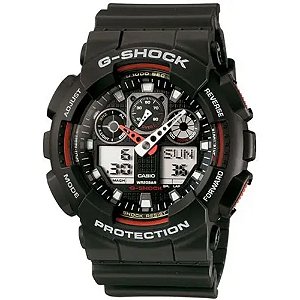 Relógio De Pulso Casio Masculino G-ShockGA-100-1A4DR