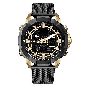 Relógio Technos Masculino Digitech Bicolor AD1390AA/1P
