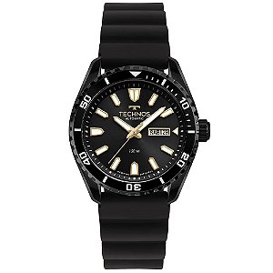 Relógio Technos Masculino Automático Preto Diver 8205PF/2P