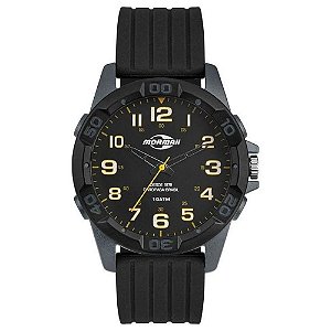 Relógio Mormaii Analogico Cinza Preto Silicone MOPC21JAKG/8Y