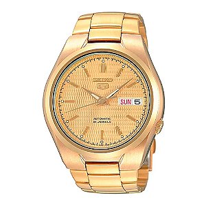 Relógio Masculino Seiko 5 Automático  Dourado SNK610B1 C1KX