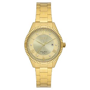 Relógio de Pulso Feminino Orient Quartz Dourado FGSS1254 C3KX