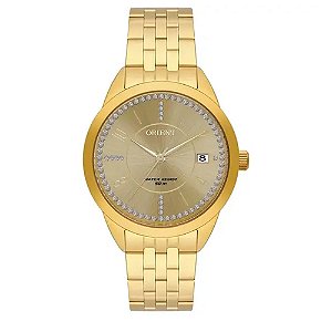 Relógio de Pulso Feminino Orient Quartz Dourado FGSS1252 C2KX