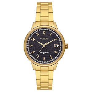 Relógio de Pulso Feminino Orient Quartz Dourado FGSS1251 P2KX