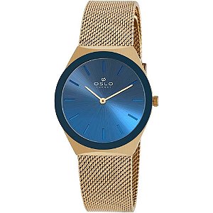 Relógio Feminino Oslo Slim Mesh Dourado OFTSSS9T0078 D1KX