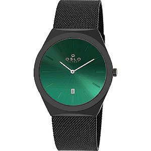 Relógio Oslo Design Escandinavo Minimalista Safira OMPSSS9U0010 E1PX