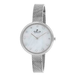 Relógio de Pulso Oslo Feminino Prata OFBSSS9T0002 B1SX