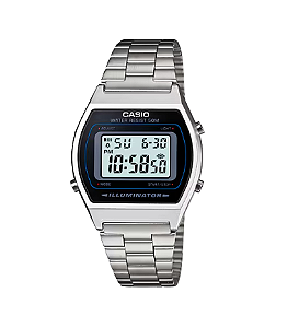 Relógio Casio Vintage Digital Prata Unissex B640WD-1AVDF