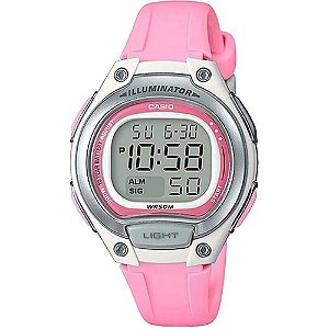 Relógio Casio Feminino Digital Rosa LW-203-4AVDF