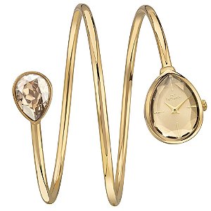 Relógio Technos Feminino Dourado Com Cristais VX00BC/1X