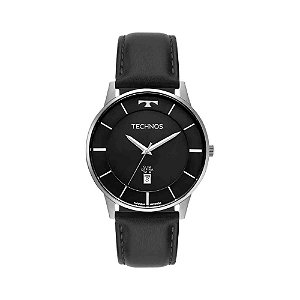 Relógio Technos Masculino Slim Prata Vidro Safira GM10YY/0P