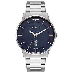Relógio Technos Masculino Slim Vidro Safira GM10YQ/1A