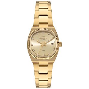 Relógio Feminino Technos Quadrado Dourado GL12AB/1X