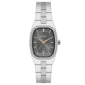 Relógio Feminino Orient Prata Fundo Grafite Escuro LBSS1034 G1SX