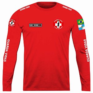CAMISETA MANGA LONGA GUARDA VIDAS SALVA VIDAS