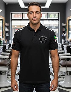 CAMISA POLO BARBEARIA BARBERSHOP