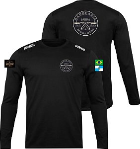 CAMISETA MANGA LONGA BARBEARIA BARBESHOP