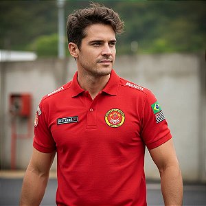 CAMISA POLO BRIGADA DE INCÊNDIO BRIGADISTA