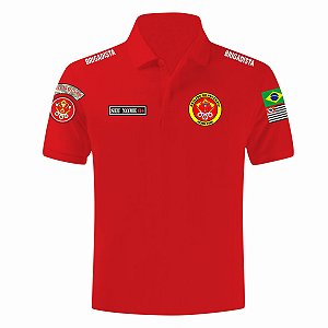 CAMISA POLO BRIGADA DE INCÊNDIO BRIGADISTA