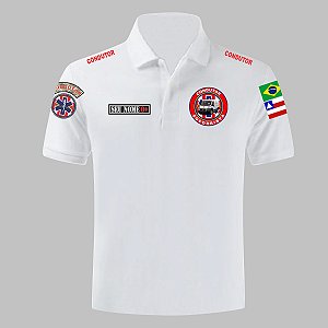 CAMISA POLO SOCORRISTA CONDUTOR MOTORISTA