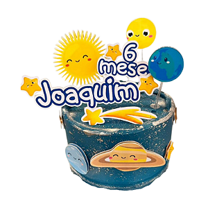 Bolo Mesversário Planetas