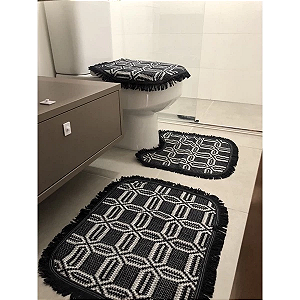 Jogo de Banheiro Canelado VestHouse