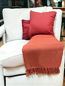 Manta Decorativa Artesanal Algodão Sofá 2,20x1,50