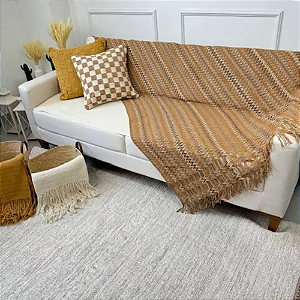 Manta Para Sofá Gigante Decorativa Tricot 2,20x1,90
