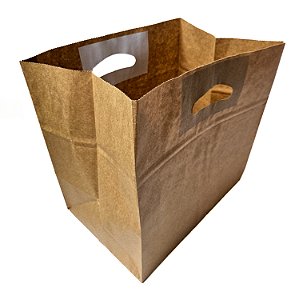 Sacola Kraft para Delivery GG-30 (30x20x30) – Super Resistente e Sustentável!