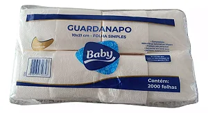 Guardanapo Interfolhado 10x21 Pt 2000 Fl Baby