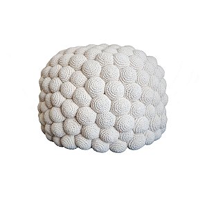 Pufe Mil Bolhas de Crochê