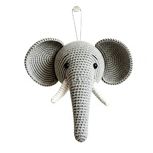 Elefante de Parede em Crochê